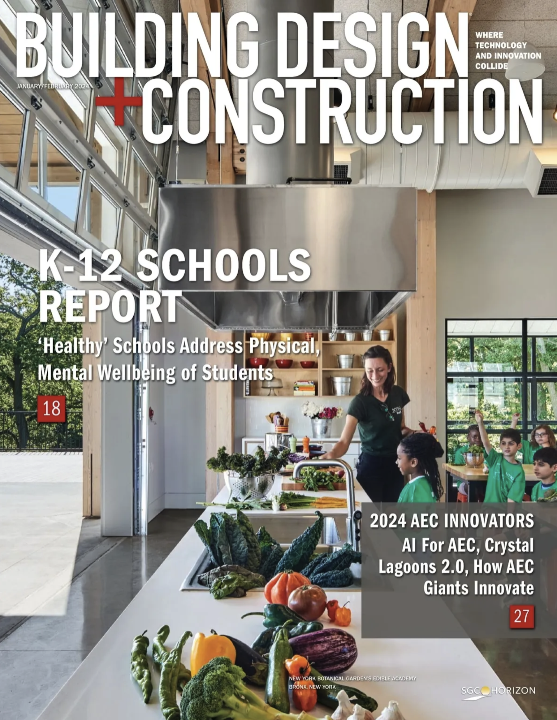 January/February 2024 issue of building design and construction 