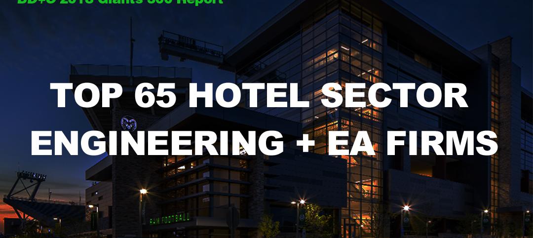 Top 65 Hotel Sector Engineering + EA Firms [2018 Giants 300 Report]